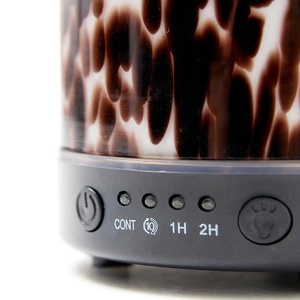 Único elétrico preto Spots vidro aroma óleo difusor com função temporizador e luz <span class=keywords><strong>LED</strong></span> para venda - Product Image 3