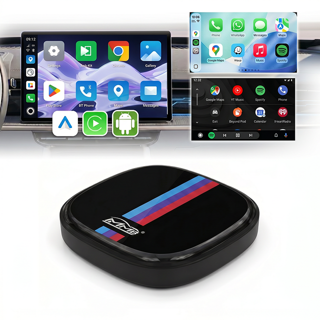 Premium BMW Wireless CarPlay AI Box Android Auto 8GB 128GB Smart Screen Upgrade Factory Direct Supplier Custom OEM