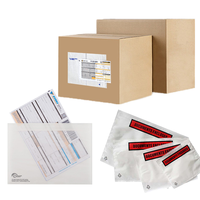 Enveloppes d'emballage étiquettes d'expédition à balayage auto-adhésives transparentes pochettes d'enveloppe