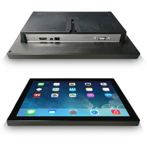 Kustom 10.1 inci kapasitif 10 poin layar sentuh panel LCD IPS USB HDMI casing plastik <span class=keywords><strong>Monitor</strong></span> tampilan - Product Image 2
