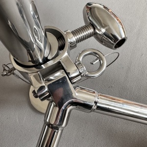 March 304 / 316 Stainless Steel 39mm, outtrigger basis Wishbone dapat disesuaikan Aksesori perahu perangkat keras laut pemegang joran pancing - Product Image 6