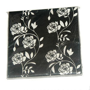 LE NAPPAGE ARTS DE LA <span class=keywords><strong>TABLE</strong></span> Umweltfreundliche Bambusfaser-Papierservietten 33x33 cm 2-lagig Schwarz 50 Stück Beutelverpackung für Hotelgebrauch - Product Image 6