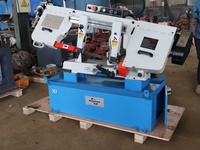 Scie à ruban horizontale en métal BS-1018B, machine de découpe hydraulique, vente directe d'usine, OEM pour la découpe de profilés et tuyaux en acier