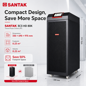 SANTAK Castle série 3C3 HD 20-80KVA trois en trois en ligne UPS Enterprise Grade 3C3 HD 80K 80KVA 80KW - Product Image 3
