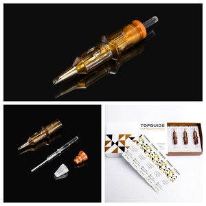 Aiguille de machine à maquillage permanent (PMU) stérile jetable en acier inoxydable, cartouche d'aiguille ronde pour tatouage, liner, sourcils, art corporel - Product Image 3