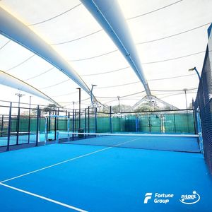 Cubierta Eléctrica Automática para Canchas de Pádel, Techo Tipo Carpa, Césped, Canchas Clásicas Panorámicas, Techo Cubierto para Pádel - Product Image 2
