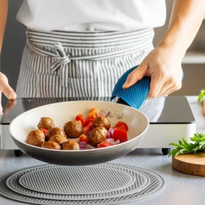 Silicone Round Placemat Anti Slip Heat Resistant Table <b>Mat</b> For Kitchen Dining Use - Product Image 3