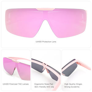 2025 טרנדי מקוטב רכיבה על אופניים משקפי שמש ורוד פוטוכרומיות הגנה נהיגה דיג ספורט אופניים משקפי מגן לנשים - Product Image 2