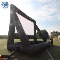 Cinéma en plein Air En Plein Air Utilisé TV Cinéma Gonflable Écran De Projection Arrière/Étanche À L'air Gonflable Écran de Cinéma Pour Jardin