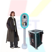 Nouvelle Lampe Annulaire RGB Tendance 2025 en Métal pour iPad, Cabine Photo avec Télécommande/Contrôle par Application, Rotation 360° Réglable, Valise de Transport, Idéale pour Fêtes, Garantie 2 Ans