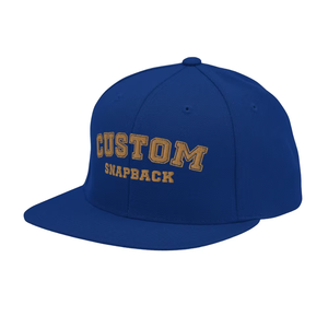 Manufacturer's Customizable 5-Panel <b>Flat</b> Brim Gorras Plain Baseball <b>Hats</b> Snapback Closure Hip Hop Personalized Caps - Product Image 1