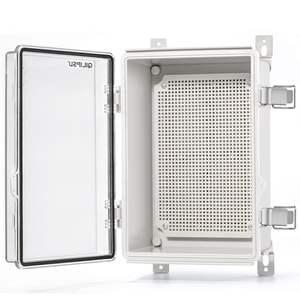 QILIPSU IP67 Caja de conexiones eléctricas de plástico 11,4 "x 7,5" x 5,5 "Caja impermeable para exteriores Proyecto resistente a la intemperie Nema Abs Box - Product Image 1