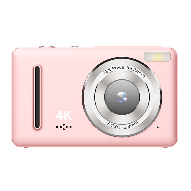 OEM 2.4 Inch White Mini Digital Photo DSLR Camera High Resolution Portable Compact HD Feature SD Memory Smile Catch