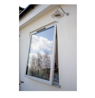 CBMMART Accessoires de toit en aluminium pour lucarne, fenêtre à auvent avec verre Low-E pour maison
