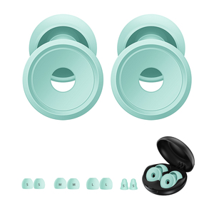Reusable Silicone Tapones Para Oidos Filter Foam Earplugs Safety Hearing Protection Noise Reduction Ear <b>Plugs</b> for Sleep - Product Image 2