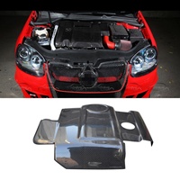 Nouveau capot moteur avant en fibre de carbone noire de haute qualité pour VW Golf 5 GTi 2007-2008