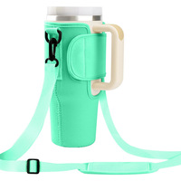 Porte-bouteille d'eau en néoprène Pochette pour bouteille d'eau Tumble Cup Accessoires Sleeve Water Bottle Carrier Bag