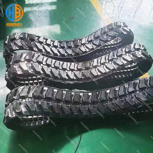 300x52.5x82W cingoli in gomma per apparecchiature Mini escavatore Caterpillar 302.7DCR - Product Image 4