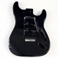 Corps de guitare électrique Geake ST 01 DIY en peuplier massif, finition brillante, simple micro, assemblage professionnel, 6 cordes, musique