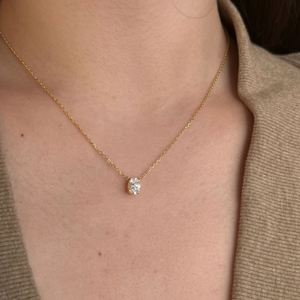 Dylam, Fábrica de Joyería con Más de 10 Años de Experiencia, Collares con Colgante de Plata S925 para Mujer, Cadena de Eslabones con Circonita Cúbica 5A - Product Image 4