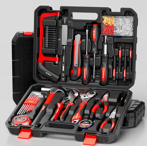 Boîte à outils professionnelle combinée pour la construction générale, les réparations domestiques et auto, avec outils à main et outils robustes - Product Image 2