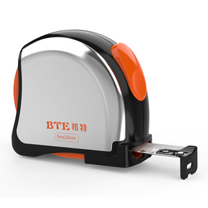 BTE 5 mètres boîtier en acier ruban à mesurer épaissi et durci résistant à l'usure antichute verrouillage automatique métrique 3 mètres règle - Product Image 1