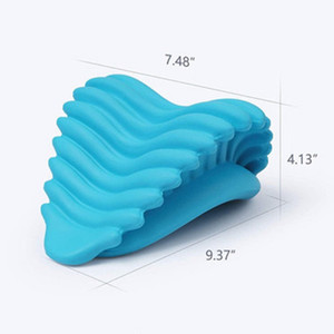 Oreiller cervical Pu 7,48 x 4,13 x 9,37 pouces, soutien du cou pour le sommeil et la correction de la posture - Product Image 1