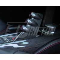 Kit d'intérieur en fibre de carbone F8 à Pista Upgrade, pont de console centrale pour Ferrari F8