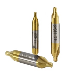 6 uds Hss Center Drill Set 1,0-5,0 Mm titanio plateado ambos cabezales surtido KHL0788 - Product Image 4