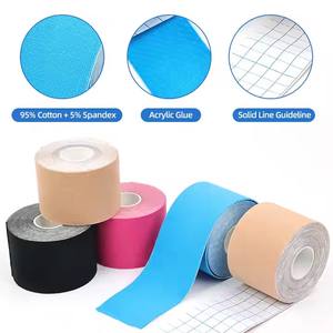 Vente en gros Physiothérapie du genou étanche Ruban <span class=keywords><strong>Kt</strong></span> élastique pour muscles athlétiques Ruban kinésiologique prédécoupé pour le sport - Product Image 3