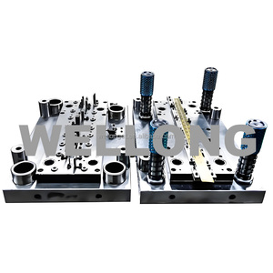 Stampo Progressivo per Stampaggio di Precisione, Fornitura Diretta dalla Fabbrica, Utensile per Stampaggio di Lamiere Metalliche per Componenti Elettronici - Product Image 4
