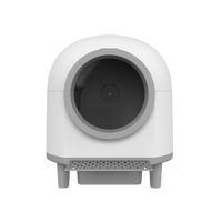 Grand bac à litière autonettoyant pour chat 80L à faible bruit App Wifi Control Intelligent Electric Automatic Cat Toilet Litière Box