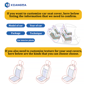 Coprisedili Universali Traspiranti Xiangta, Design Elegante, in Pelle PVC Impermeabile Bianca per Auto e Camion, Compatibili con <span class=keywords><strong>Toyota</strong></span> <span class=keywords><strong>Corolla</strong></span> Camry - Product Image 4