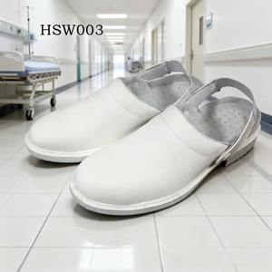 ZYF, Chaussures de sécurité noires à talon ouvert pour le secteur de la santé et des services alimentaires, faciles à enfiler et à retirer, réduisent la transpiration et les odeurs, sabots de travail HSW024 - Product Image 6