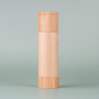 Emballage cosmétique en bambou naturel 3ml 5ml Tube à lèvres en bois de bambou pour baume à lèvres et rouge à lèvres
