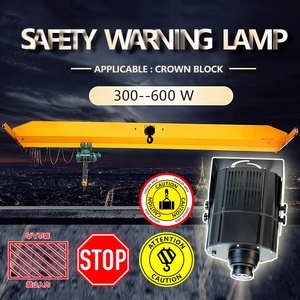 Công suất cao cảm biến công nghiệp chiếu ánh sáng trên cần cẩu cần cẩu cảnh báo an toàn logo hội thảo xe nâng gobo máy chiếu - Product Image 5