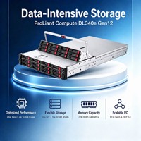 Serveur Rack 2U ProLiant DL340e Gen12 Neuf avec Intel Xeon 6, 2 To DDR5, 24x LFF EDSFF pour Stockage d'Objets IA et Data Lake