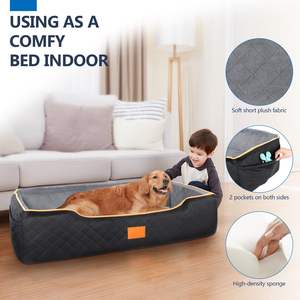 कुत्तों के लिए अपने पालतू यात्रा बिस्तर कार सीट के लिए कस्टम कार सीट कुत्ते के लिए यात्रा सहायक उपकरण पिल्ला कार सीट कुत्ते - Product Image 4