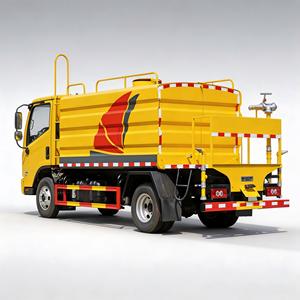 รถบรรทุกน้ำ FOTON 6M3 4X2 เกียร์ธรรมดา รถบรรทุกถังน้ำราคาประหยัดสำหรับใช้งานในเขตเทศบาล - Product Image 1