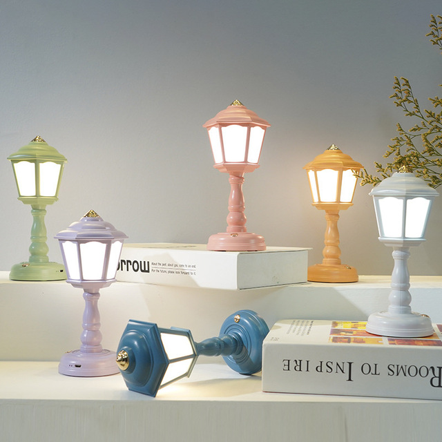 Cute Decorative Mini Retro Table Lamp Bedroom Hotel Luxury Bedside Lamp Retro Reading Table Lamp