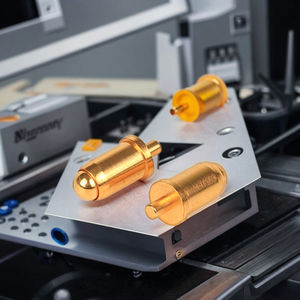 تخفيضات كبيرة عالية الجودة مطلية بالذهب دبابيس بوجو النحاس الذكور والنساء ينتهي التصنيع باستخدام الحاسب الآلي ولخدمات تصنيع المعدات الأصلية العلامة التجارية - Product Image 1