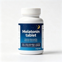 Comprimés de mélatonine, soutien naturel au sommeil avec vitamine B6 pour l'amélioration de la mémoire, OEM ODM, étiquette privée, vente en gros, approvisionnement en vrac