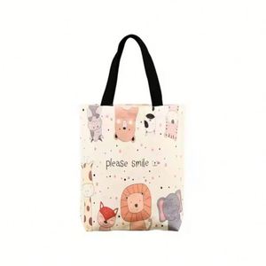 Sacs de courses réutilisables personnalisés en gros avec logo imprimé, sacs fourre-tout en toile vierges de couleur unie à prix abordable - Product Image 3