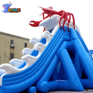Hot bán ngoài trời tôm hùm <span class=keywords><strong>Inflatable</strong></span> trượt <span class=keywords><strong>Inflatable</strong></span> thư bị trả lại trượt bơi bơm hơi hồ bơi trượt - Product Image 5