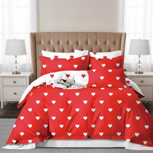 Juego de Funda Nórdica de Lujo con Estampado Floral 100% Algodón con Fundas de Almohada, Juego de Ropa de Cama Suave y de Calidad para el Hogar - Product Image 1