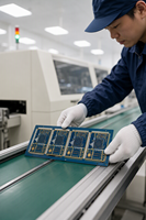 Circuit imprimé Rogers double face personnalisé 5880, épaisseur 1,575 mm, haute fréquence RF/Micro-ondes, finition de surface ENIG, fabrication OEM/ODM