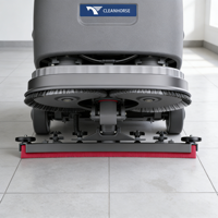 Fregadora de Pisos Manual de Doble Cepillo CleanHorse ARES510 de Fácil Mantenimiento para LIMPIEZA de Almacenes Logísticos y Pisos de Terrazo
