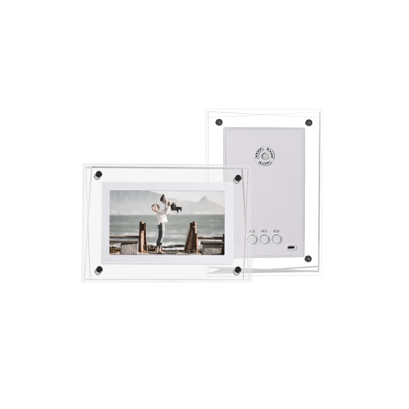 Fábrica de Abastecimento A Granel 10 polegadas WiFi LCD Nuvem Vídeo Baixar Frameo Digital Photo Picture Frame