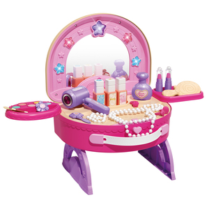 Sac à main <span class=keywords><strong>arc</strong></span>-<span class=keywords><strong>en</strong></span>-<span class=keywords><strong>ciel</strong></span> rose 2 <span class=keywords><strong>en</strong></span> 1 pour fille, jouet de coiffeuse avec lumière et musique - Product Image 3