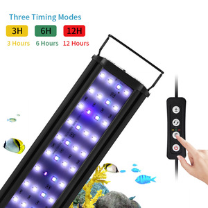 Lámpara LED <span class=keywords><strong>para</strong></span> <span class=keywords><strong>Acuario</strong></span>, Espectro Completo, Iluminación Ajustable <span class=keywords><strong>para</strong></span> Plantas Acuáticas, Hierba y Peceras, Lámpara Rectangular de Plástico PVC - Product Image 5